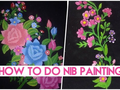 How to do Nib Painting | Summer Craft Activity