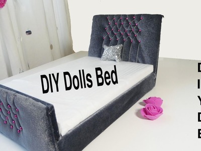 How to make a Bed for Barbie Doll. DOLLS HACKS FOR KIDS AND PARENTS