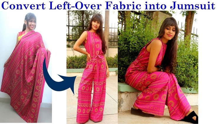 Convert Leftover Fabric into Jumpsuit.Playsuit | Diy Playsuit for girls from Waste Clothes