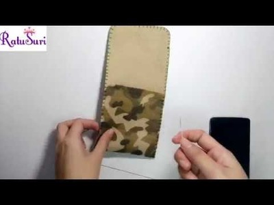 DIY Felt Phone Pouch Sewing