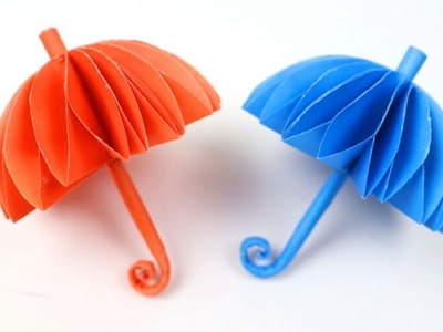 How to Make an Amazing Umbrella Tutorial - DIY Kids Rooms Decor !!! Paper Umbrella - #EzzyCraftsDIY