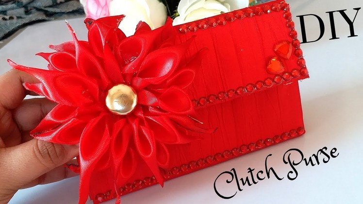 DIY Clutch PURSE - How to make clutch purse at home step by step - MayaKalista!