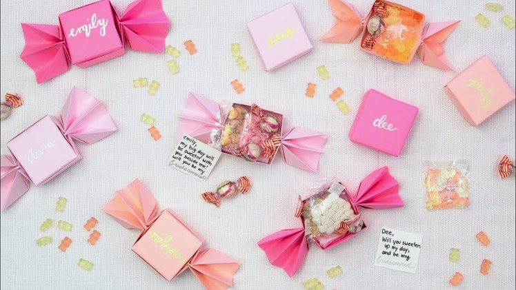 DIY Origami Bridesmaid Proposal Boxes