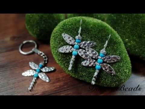 DoreenBeads Jewelry Making Tutorial - How to DIY Beaded Dragonfly Earrings