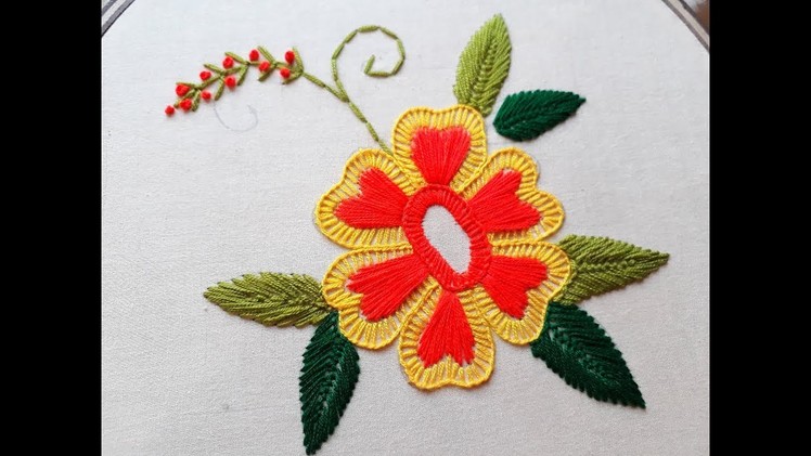 Fancy Flower Design | Hand embroidery designs