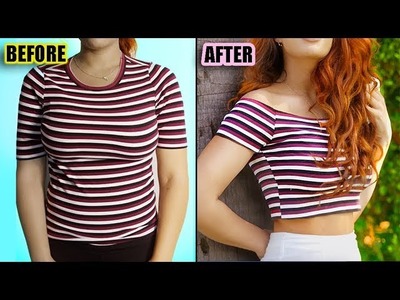 7 DIY IDEAS FOR YOUR OLD CLOTHES! (NO-SEW)