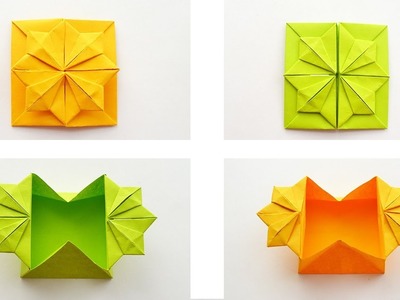 Beautiful Paper BOX for gift Origami Tutorial DIY