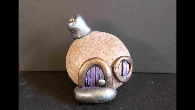 DIY Stone Fairy House With Polymer Clay