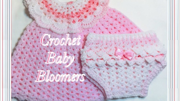 How to Crochet baby bloomers | diaper cover | panties for 0-12 months #135 by Crochet for Baby