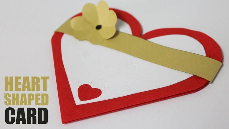 How to make a heart shaped card that opens - Diy love cards for her