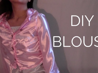 DESIGNING AND SEWING SATIN BLOUSE!!!