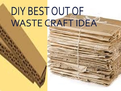 DIY Best out of waste reuse craft idea.Waste material craft.