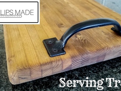 DIY Serving Tray. One day project. Woodworking. Handmade
