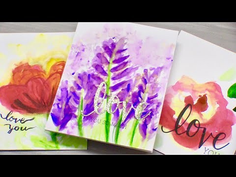 DIY Watercolor Mother's Day Cards | LIVE Chat!