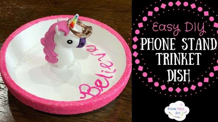 Easy DIY Phone Stand Trinket Dish