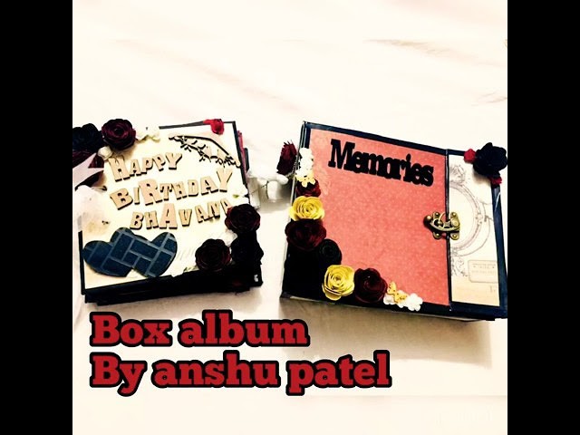 Handmade album in a box || gift for loved ones ||by anshu patel