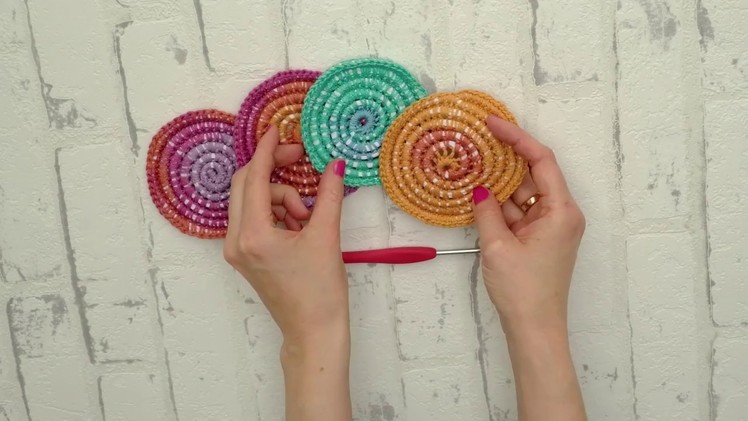 How to crochet coasters