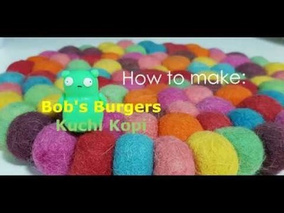 How to make Bobs Burgers Kuchi Kopi with Polymer Clay
