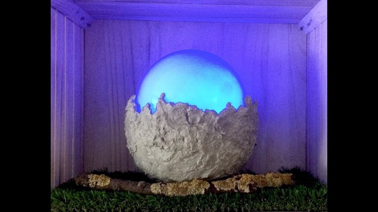 How to make DIY, Decoration, Lighting - Blue Moon Lamp