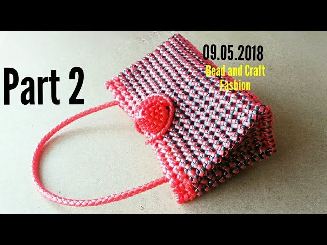 How to make plastic wire basket bag || বেতের ঝুড়ি ব্যাগ || kodai || DIY || 2nd Part