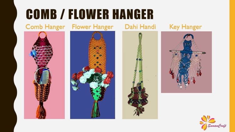 Macrame Handmade Designs - by SumanCraft