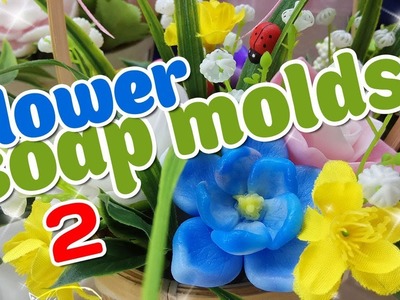 Mini flower soap molds for DIY bouquets. Review #2