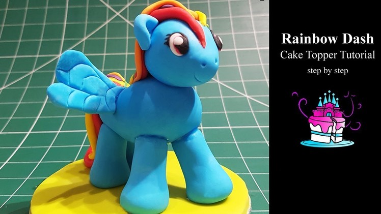 My Little Pony - Rainbow Dash Cake Topper