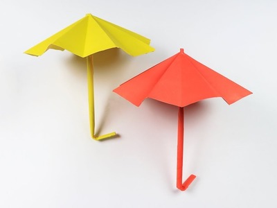 Origami Umbrella That Open and Closes: Step by step process | sb crafts