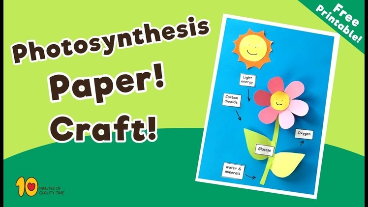 Photosynthesis Craft for Kids