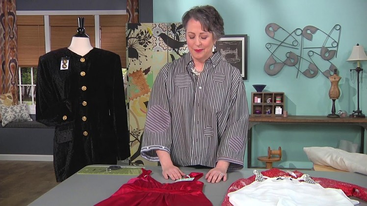 Sewing Tip:  Use thrifted notions - better than the fabric store! With Michelle Paganini