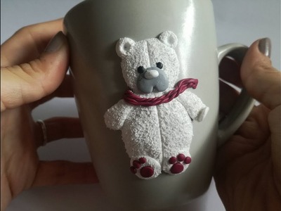 Tutorial Polymer Clay Teddy Bear On Mug