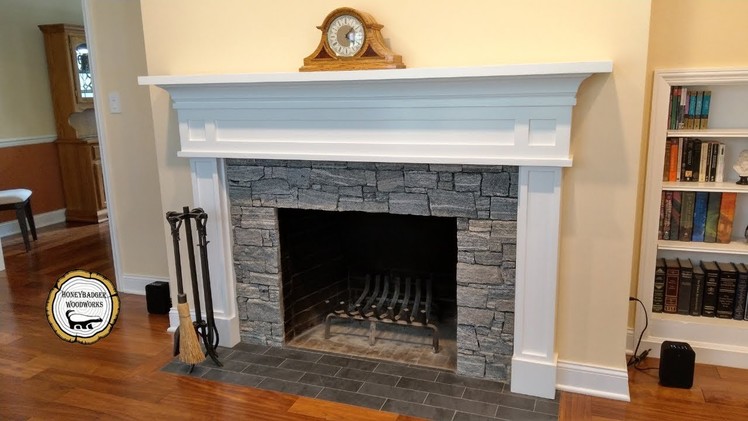 Woodworking : DIY Fireplace Mantel Surround. How-To Part 2