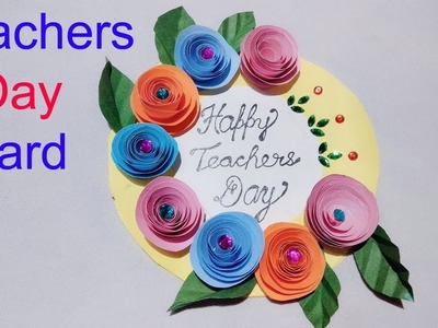 DIY Teachers Day Card.diy art and craft.paper craft.Handmade crad.diy card idea.Creative Art