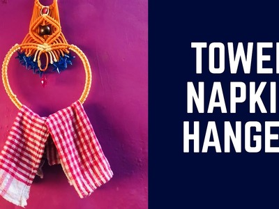 How to make Macrame Heart Shape Towel. Napkin Hanger.Holder