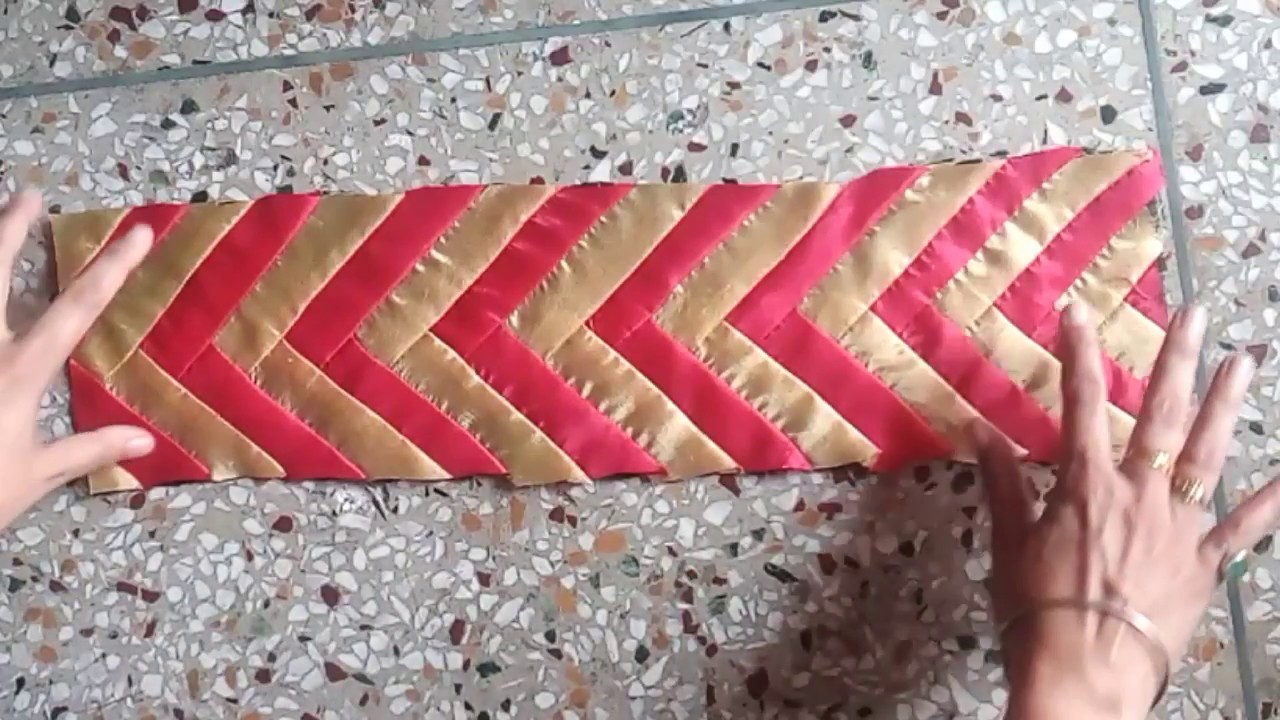 how-to-make-saree-lace-or-designer-border-at-home-ll-how-to-increase