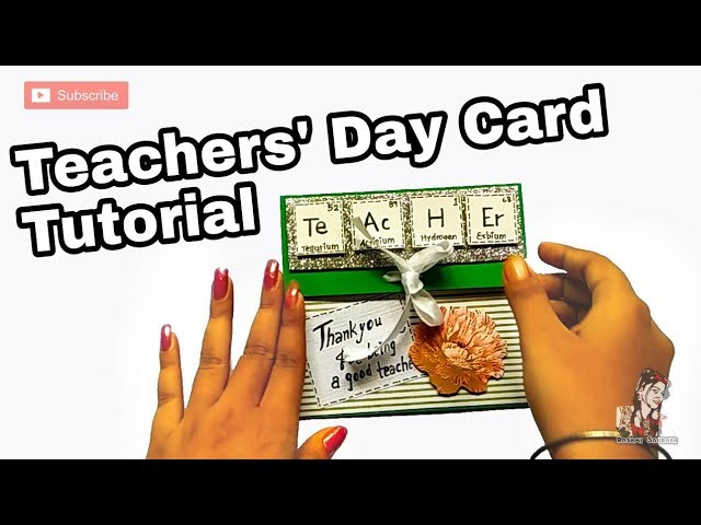 Last Minute Craft | Teachers' Day Card Tutorial | DIY Teachers' Day Card | Handmade gift Ideas