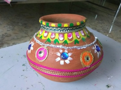 Special Dahi Handi Matki Decoration Ideas For Bal Gopal.DIY Amazing Craft. Krishna.