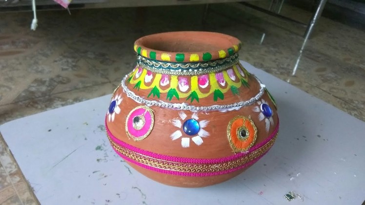 Special Dahi Handi Matki Decoration Ideas For Bal Gopal.DIY Amazing Craft. Krishna.