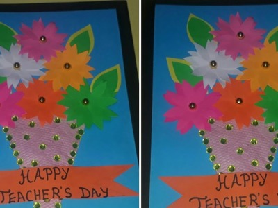 Teacher's day card.Teacher's day gift.Teacher's day craft ideas.Teacher's day gift ideas