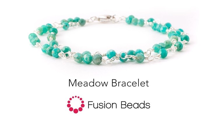Watch how to make the Meadow Bracelet by Fusion Beads