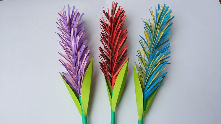 DIY: Paper Flower!!! How to Make Easy & Simple Paper Flower.Paper Lavender!!!