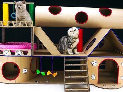 How to Build Modular Cat House from Cardboard