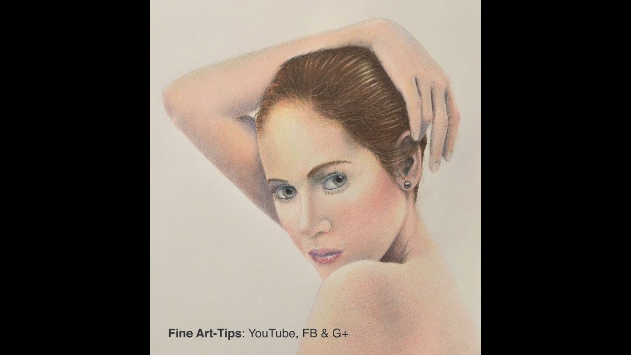 How to Draw Realistic Flesh With Color Pencils Narrated