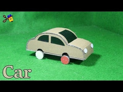 How To Make A Car From Cardboard | Best Out Of Waste | School Project From Cardboard | Basic Craft
