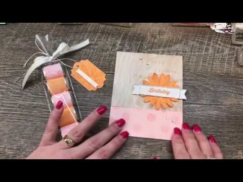 How to make a Match Book Card plus a matching Nugget Treat Bag