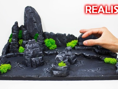 How to make a Realistic Model Scenery | Nature Diorama Modeling