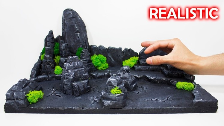 How to make a Realistic Model Scenery | Nature Diorama Modeling