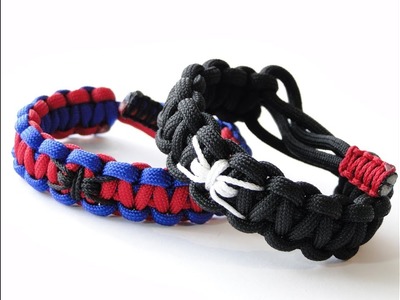 How to Make a Venom or Spider-Man Themed Paracord Survival Bracelet-Mad Max Style Closure