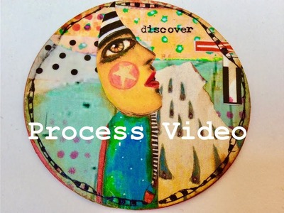 How to Make Artist Trading Coins - Process Video
