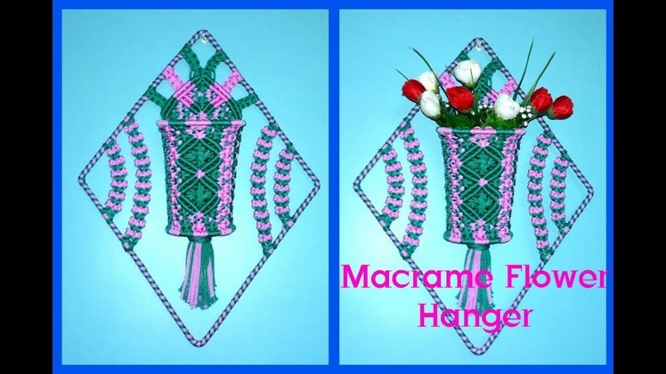 How to make Macrame Flower Hanger (New creation)